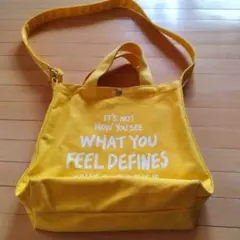 グローバルワーク トートバック ショルダーバッグ イエロー マザーズバッグ