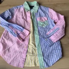 Ralph Lauren 長袖シャツ 6号 カラフルストライプ
