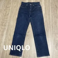 UNIQLO ハイウエストストレートジーンズ　25(63.5㎝)