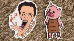 SUPER EIGHT 安田章大が描いたステッカー 丸山隆平