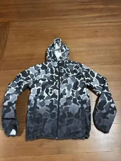 adidas アディダス防水防風カモフラージュ柄 ナイロンジャケットSサイズ