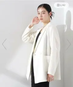 ナノ・ユニバース　ヨーロピアンフラックス シアージャケットのサムネイル