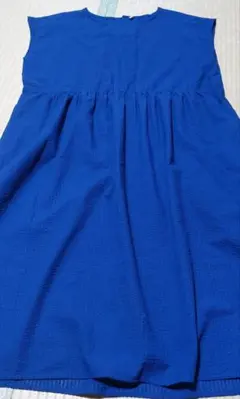 青いレディースワンピース Lサイズのサムネイル