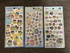国内正規品　たまごっち　まめっち　ボンボンドロップシール　プチドロップ　３枚組