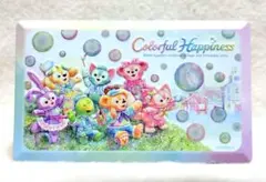 ダッフィー&フレンズ 20周年 カラフルハピネス 空き缶 お菓子缶