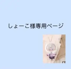 しょーこ様専用ページ