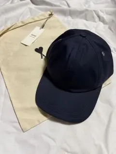 AMI PARIS ハートロゴ ベースボールキャップ ブラック - メルカリ