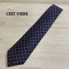 【美品】CEST VIERE OF FRANCE ネクタイ　ブランド シルク