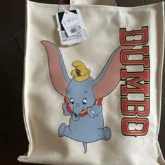 月曜セール　ディズニー新品ダンボ イラスト トートバッグ