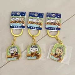 ご当地　ちいかわ　草津温泉　キーホルダー　うさぎ　ハチワレのサムネイル