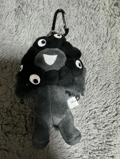 黒ミャクミャク　キーホルダー カラビナ付き