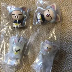 SKZOOめじるしアクセサリー サウナフィギュア リービット、フォクシニー