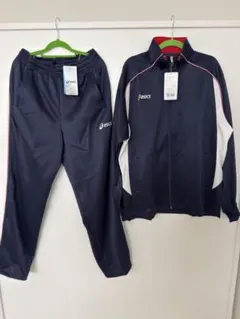 【新品タグ付き】asics ジャージ上下セット