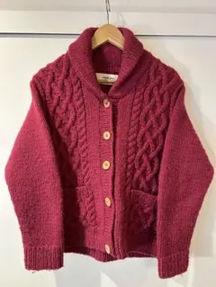 congés payés ケーブル編みカーディガン