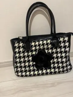 MARY QUANT ハンドバッグ 千鳥格子 エナメルのサムネイル