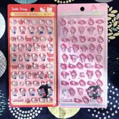 【正規品】ハローキティ マイメロディ ボンボンドロップシールミニ サンスター