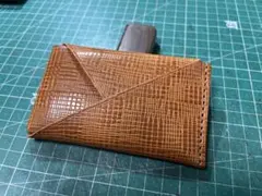 No.12 一枚革名刺ケース　牛本革　イタリアンレザー　ハンドメイド