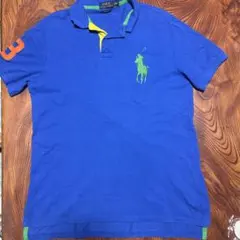 Polo Ralph Lauren ポロシャツ L ブルー 刺繍