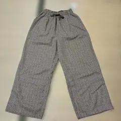 サマンサモスモス　ウール混起毛ストレートパンツ