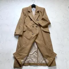 バーバリーズ カシミヤ混 チェスターコート ブラウン ダブル ホースロゴ 7AR