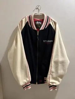 Stussy Burly Gear 90s SURF CLUB ウールスタジャンのサムネイル