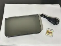 【動作品・ソフト付き】 new ニンテンドー 3DS LL ブラック 黒 本体