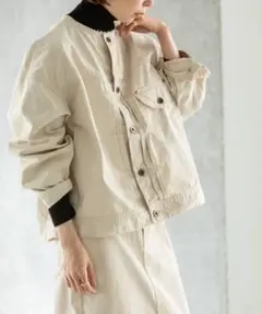 Lee ジャケット　アイボリー　NOBLEコラボ