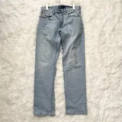 ギャップ ストレート デニムパンツ 28×30 ストレッチ ジーンズ 青のサムネイル