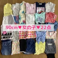 新品あり 90cm 女の子 22点セット 夏服 まとめ売り レギパン ワンピース
