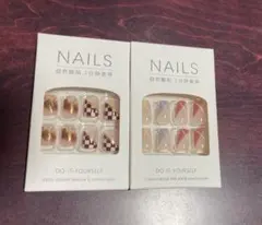 ネイルチップ 24個入り DIY 2個セット