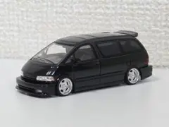 トミカ改造 トヨタ ハイエース フルエアロ 青 マジョレット ホット