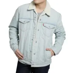 【2XL/新品】USA リーバイス メンズ ボアジャケット Gジャン