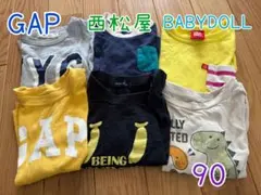 GAP BABYDOLL Tシャツ 90サイズ 6点セット 半袖