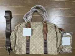 russet ラシット】ショルダーバッグ モノグラム ベージュ タグ ポーチ 