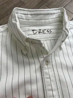 DRESS ストライプ ボタンダウンシャツ　L n&nstore