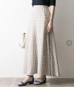 ギンガムチェックマーメイドスカート Aラインフレアスカート