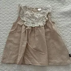 【匿名配送】tete a tete 花柄フリル トップス 90cm