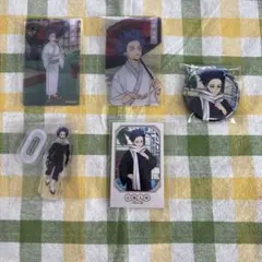 ヒロアカ　心操人使　アクスタ　花やしき　缶バッジ　カード