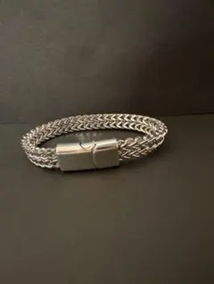 シルバーブレスレット　フィガロチェーン
