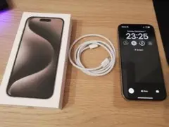 iPhone 15 Pro 256GB ナチュラルチタニウム simフリー