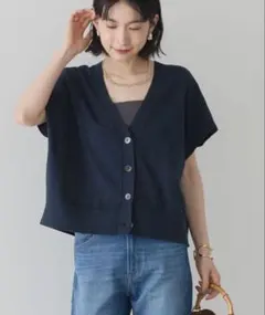 AMERICAN HOLIC 【前後2WAY】Vネックニット