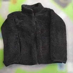 UNIQLO フリースジャケット サイズ140 ブラック　ファーリーフリース