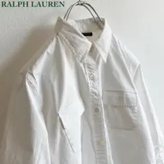Ralph Lauren ラルフローレン リネン 半袖ブラウス 白 麻 無地 | Mercari