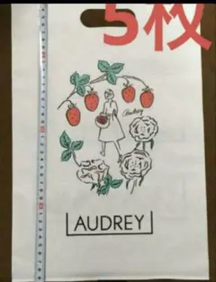 オードリー　ナイロン袋　5枚セット　まとめ売り