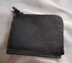 【本革】Ｌ字ファスナーミニウォレット
