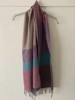 YUKI OKUJUN 結城紬 ストール ショール 絹 シルク100% 奥順 紫 YUKI OKUJUN 結城紬 ストール ショール 絹 シルク100% 奥順 紫