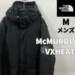 【人気】ノースフェイス　マクマード　ダウンジャケット　ブラック　黒　メンズM