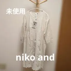 ☆新品タグ付き☆ Make Stuff'26 しも 母 ラグランワンピース