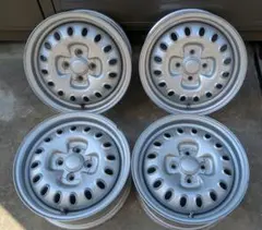 希少 当時物 アライフ 6×14 PCD100 旧車 エンケイ アルトのサムネイル