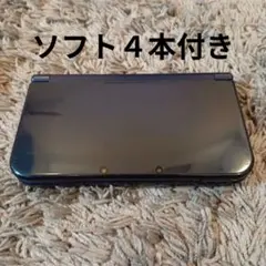 newニンテンドー3DS LL メタリックブルー 本体 人気ソフト４本付き　妖怪